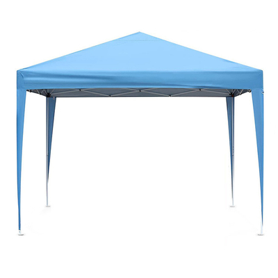 Toldo de aço impermeável 3x3 Toldo Dobráveis Tenda dobrável exterior Gazebo com vela revestida com PA