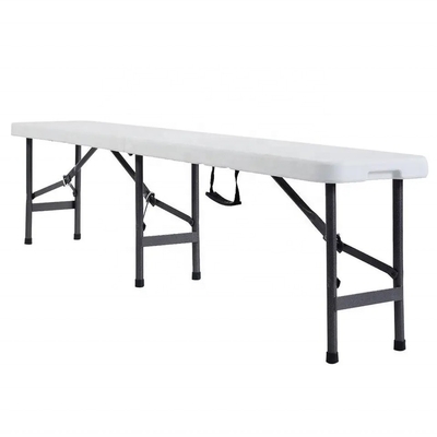 Moderno Design 6FT Dobragem em Meio Banco com Painel de Plástico Branco ou Cor Personalizada