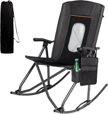 Cadeira de acampamento dobrável para atividades ao ar livre suporta 130 kg