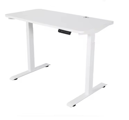 Mesa de pé elétrica de altura ajustável para edifícios de escritórios simples e eficientes