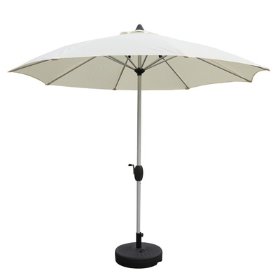 UV Alumínio Comercial Água Protegida Sombrinha à prova de vento guarda-chuva de jardim ao ar livre com 1,5m Radii