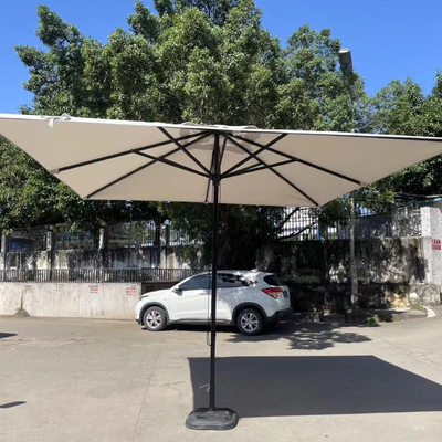 Paraguas de jardim quadrado com proteção UV50 e tecido de poliéster de 280g
