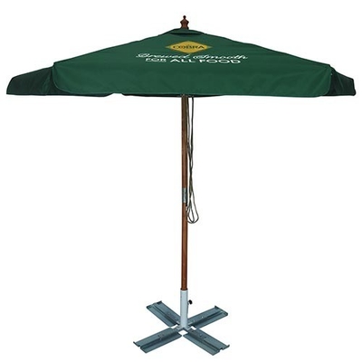 Cobertura à prova d'água Tecido de poliéster 180g Guarda-chuva de jardim de lazer com logotipo impresso